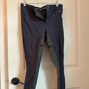 Kerrits Crossover II Full Seat Breeches Gray Seat Women’s Medium